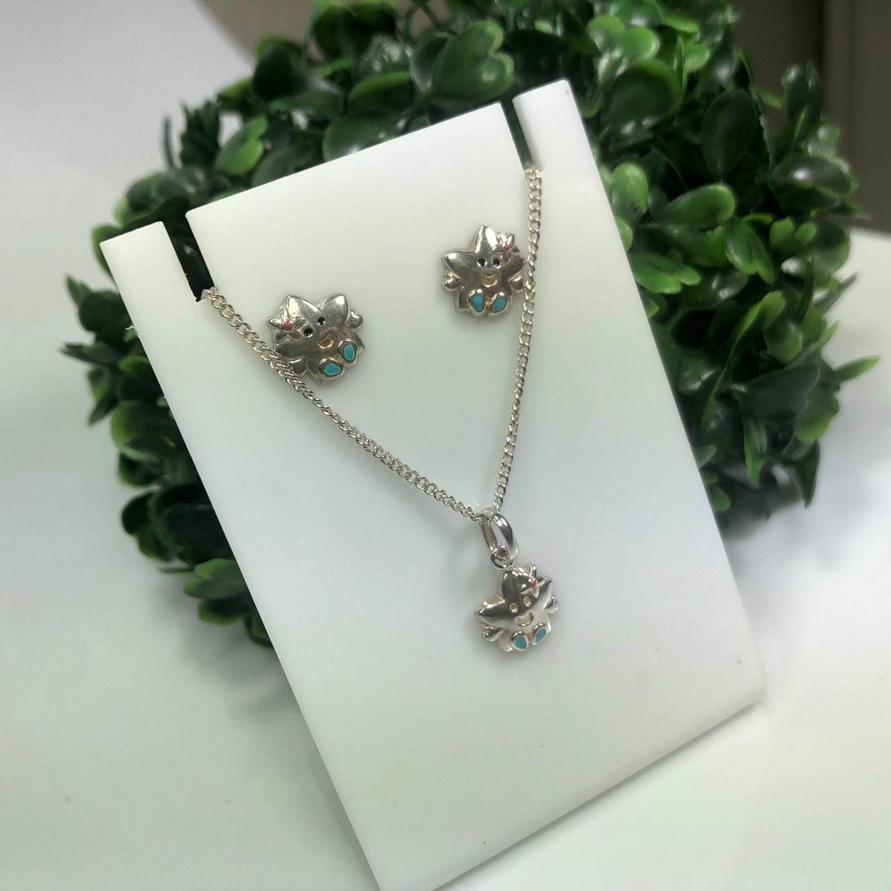 Conjunto Infantil Prata Estrelinha