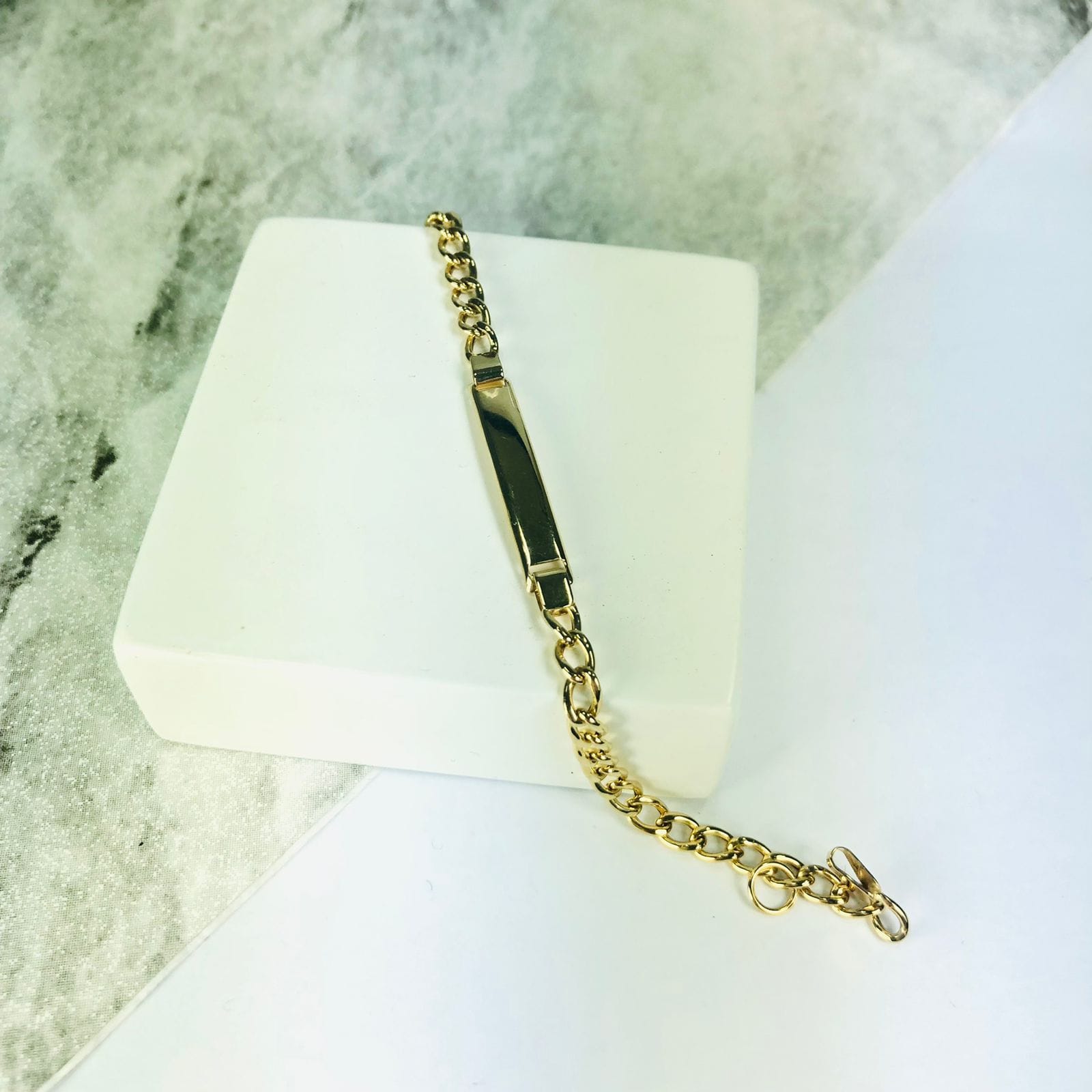 Pulseira Grume Infantil Ouro 18k