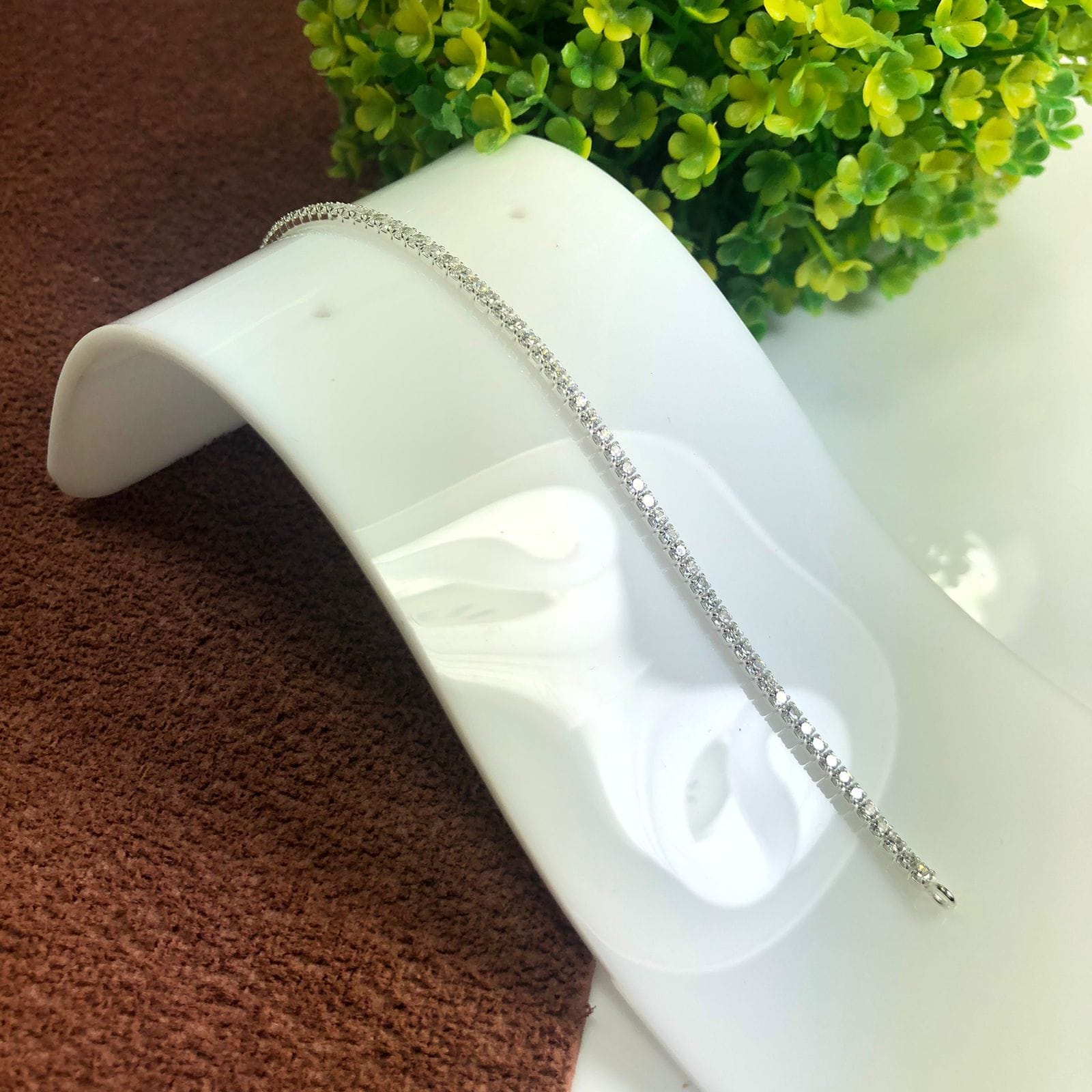 Pulseira Prata Zirconias