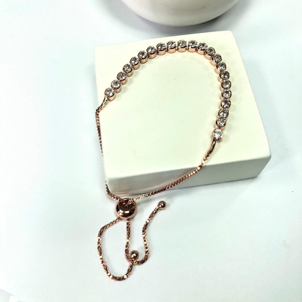 Pulseira Modelo Riviera Rose REGULÁVEL