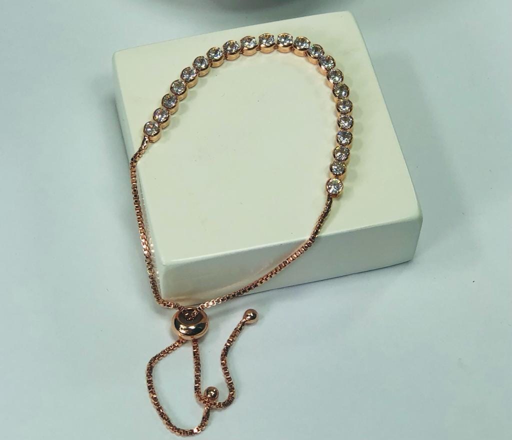 Pulseira Modelo Riviera Rose REGULÁVEL